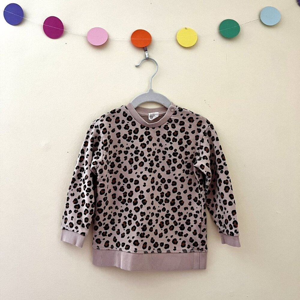 H&M Leopard Sweatshirt